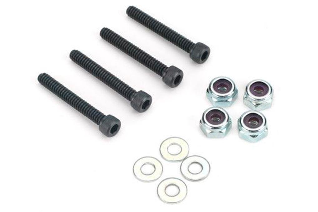 Dubro Socket Head Bolts With Lock Nuts 6-32 x 1