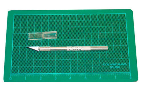 Excel Blades Mini Cutting Mat and Knife 90003