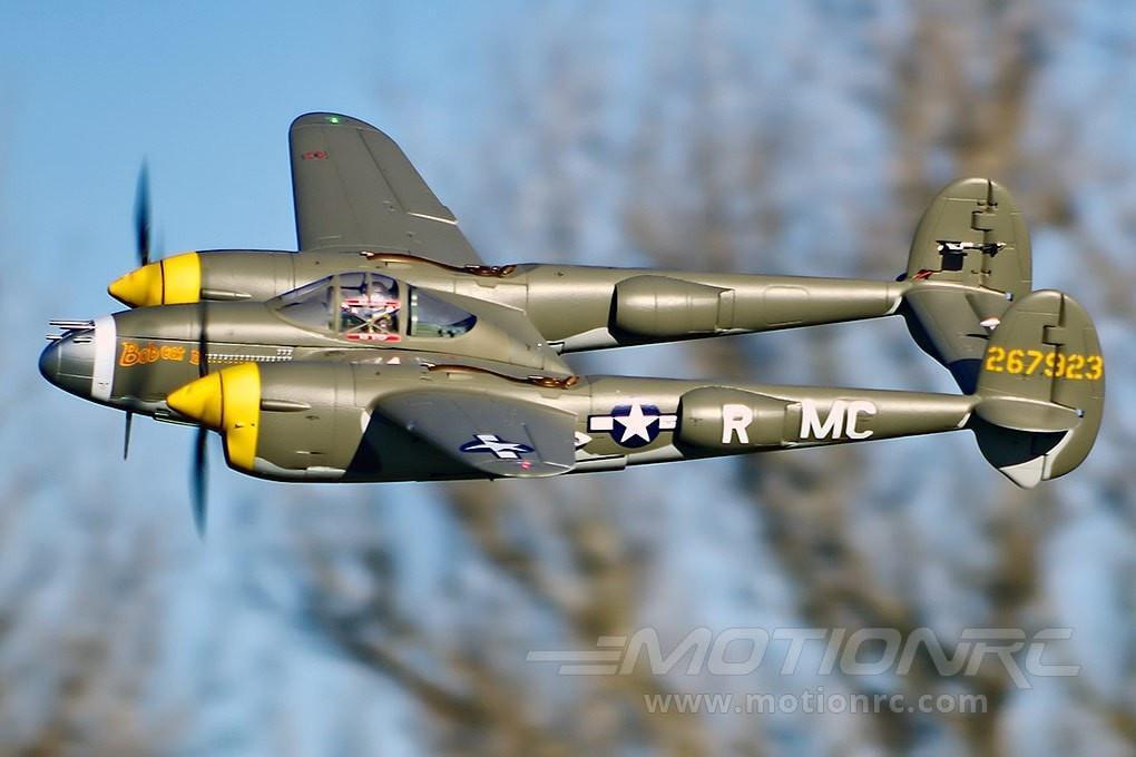 FlightLine P-38L Lightning "Allied Green" 1600mm (63") Wingspan - PNP FLW3012P