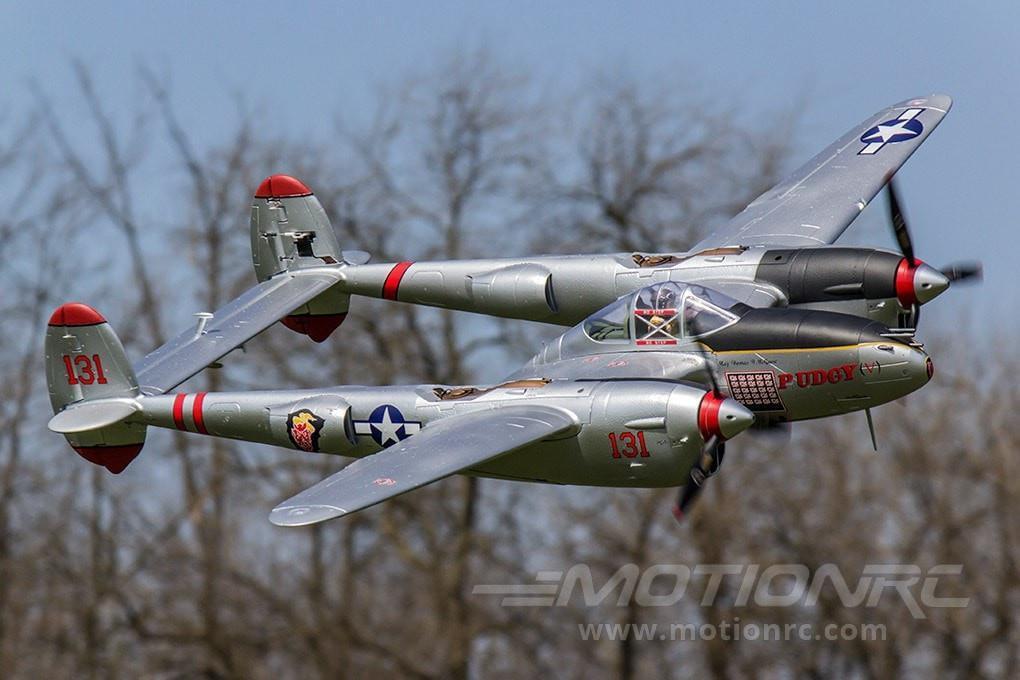 FlightLine P-38L Lightning "Pacific Silver" 1600mm (63") Wingspan - PNP FLW3011P