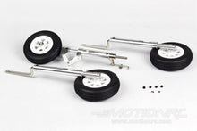 Load image into Gallery viewer, FlightlineRC P-38 Complete Shock Absorbing Strut and Tire Set FLW301089

