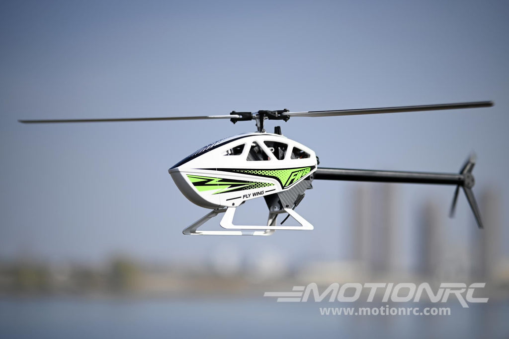 Fly Wing 450L V3 450 Size White GPS Stabilized Helicopter - RTF RSH1010-002