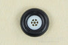 Freewing 33mm (1.29") x 10.5mm PU Rubber Treaded Wheel for 3.2mm Axle - Type A W00006084