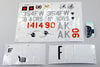 Freewing 70mm EDF F-16 Decal Sheet - Arctic Camo FJ2112107