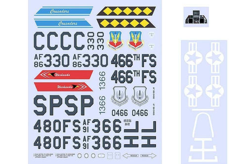 Freewing 70mm EDF F-16 Decal Sheet FJ2111107