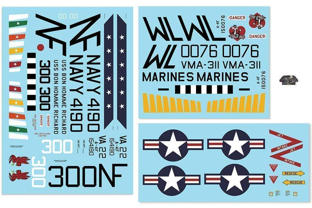 Freewing 80mm A-4 Decal Sheet FJ2131107