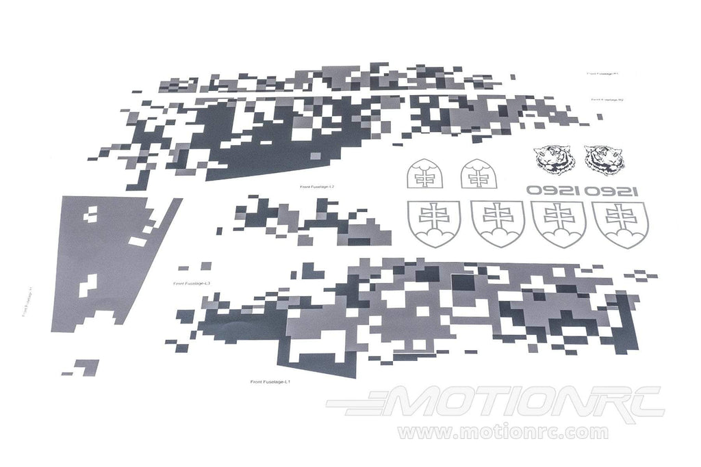 Freewing 80mm EDF MiG-29 Decal Sheet FJ3161107