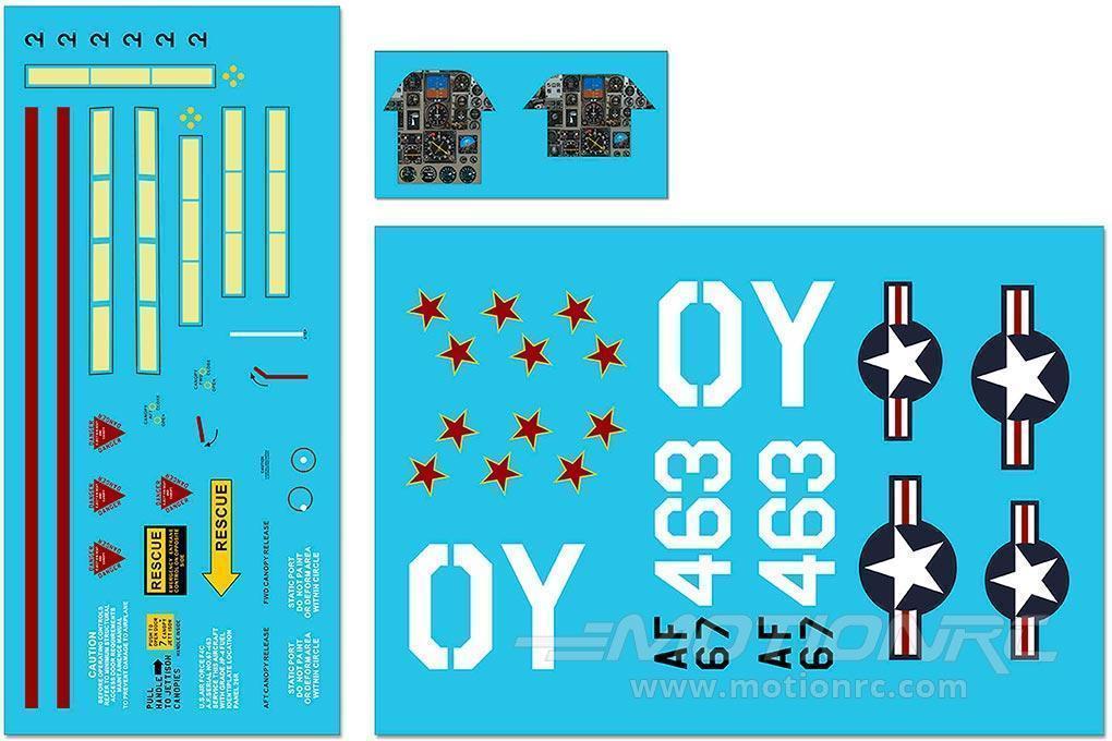 Freewing 90mm EDF F-4 Phantom II Decal Sheet FJ3121107