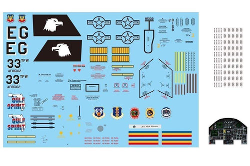 Freewing 90mm F-15C Decal Sheet FJ3091107