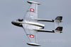 Freewing de Havilland DH-112 Venom V2 Swiss Silver 90mm EDF Jet - ARF PLUS RJ30211A+