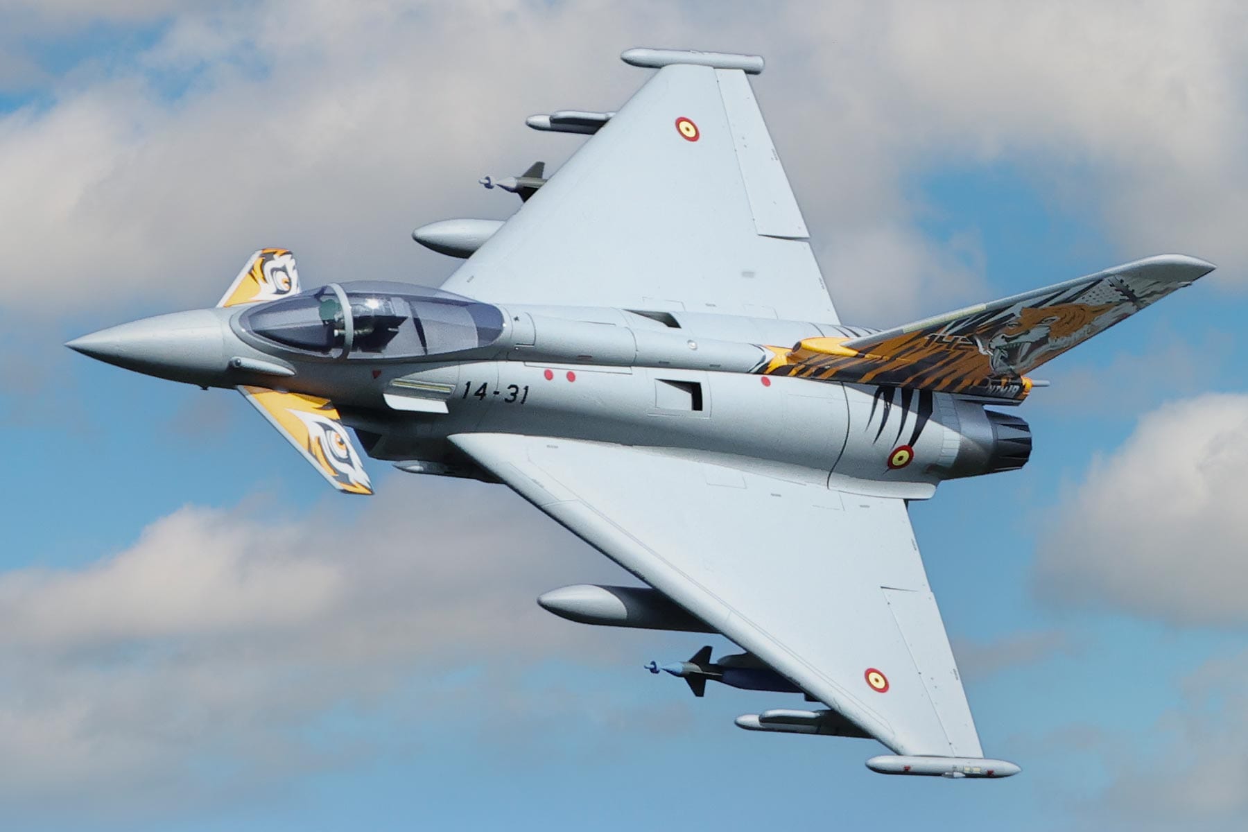 Freewing Eurofighter Typhoon 8S High Performance 90mm EDF Jet - PNP FJ31921P