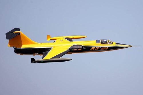 Freewing F-104 Starfighter Yellow 90mm EDF Jet - PNP FJ31021P