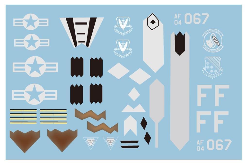 Freewing F-22 Decal Sheet FJ1051107