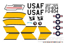 Load image into Gallery viewer, Freewing F-86 Decal Sheet - Jolly Roger FJ1012107
