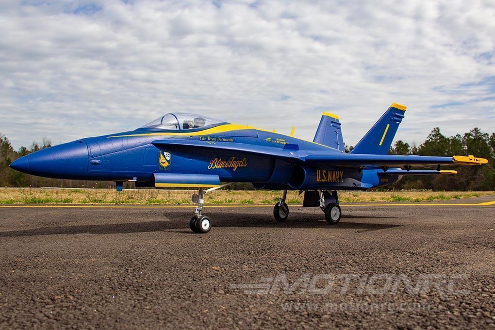 Freewing F/A-18C Hornet Blue Angels 90mm EDF Jet - ARF PLUS FJ31411A+