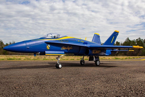 Freewing F/A-18C Hornet Blue Angels High Performance 90mm EDF Jet - PNP - (OPEN BOX) FJ31413P(OB)