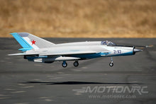 Load image into Gallery viewer, Freewing Mig-21 Blue 80mm EDF Jet - ARF PLUS FJ21021A+
