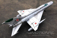 Lade das Bild in den Galerie-Viewer, Freewing Mig-21 Silver 80mm EDF Jet - ARF PLUS FJ21011A+
