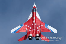 Lade das Bild in den Galerie-Viewer, Freewing MiG-29 Fulcrum Red Star Twin 80mm EDF Jet with Thrust Vectoring - PNP FJ31621P
