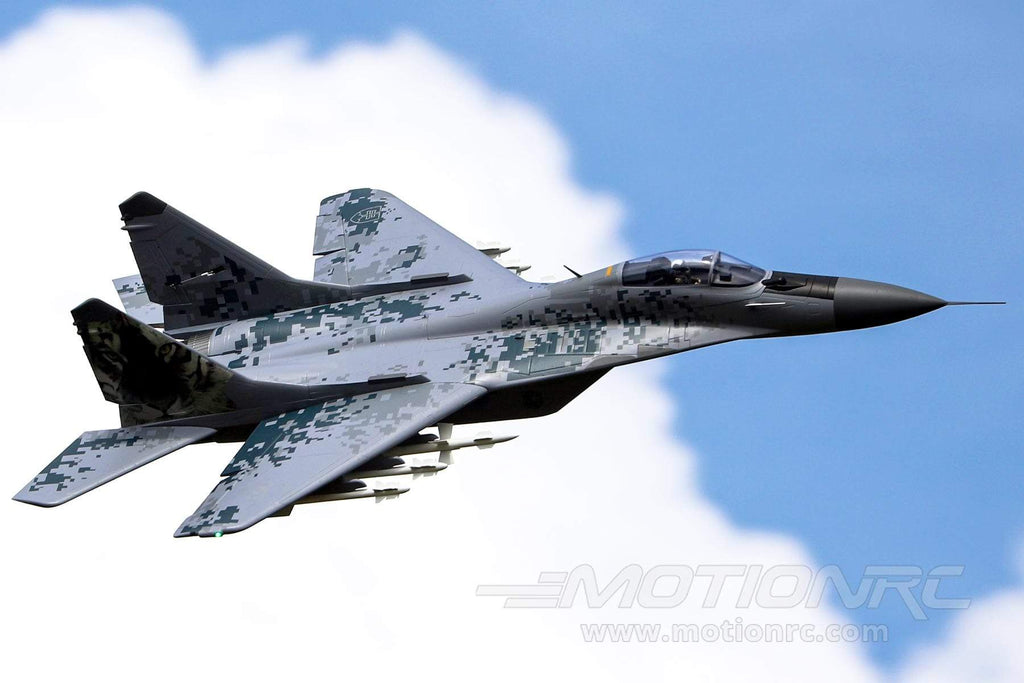 Freewing MiG-29 Fulcrum Digital Camo Twin 80mm EDF Jet - ARF PLUS