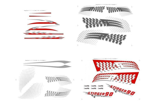 Freewing Stinger 90 Decal Sheet FJ3051107