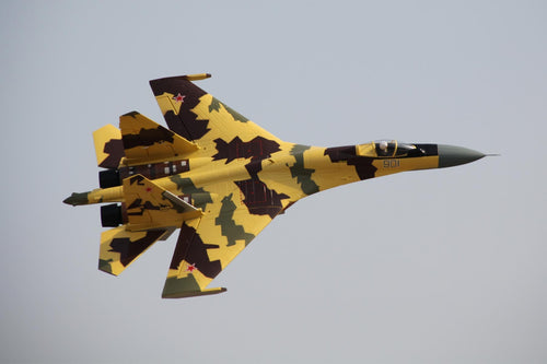 Freewing SU-35 Desert Camo High Performance Twin 70mm EDF Vectored Thrust Jet - PNP FJ30323P