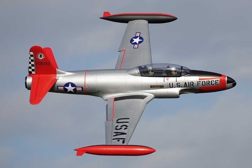 Freewing T-33 Shooting Star USAF 80mm EDF Jet - ARF PLUS