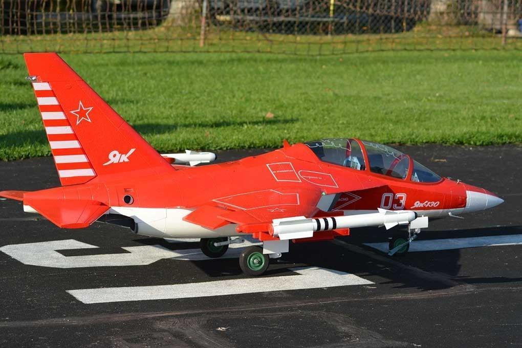 Freewing Yak-130 Red Super Scale Ultra Performance 8S 90mm EDF Jet - PNP RJ30122P