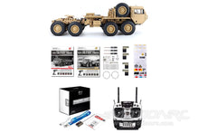 Load image into Gallery viewer, Heng Guan US Military HEMTT Tan 1/12 Scale 8x8 Heavy Tactical Truck - RTR HGN-P802PRO

