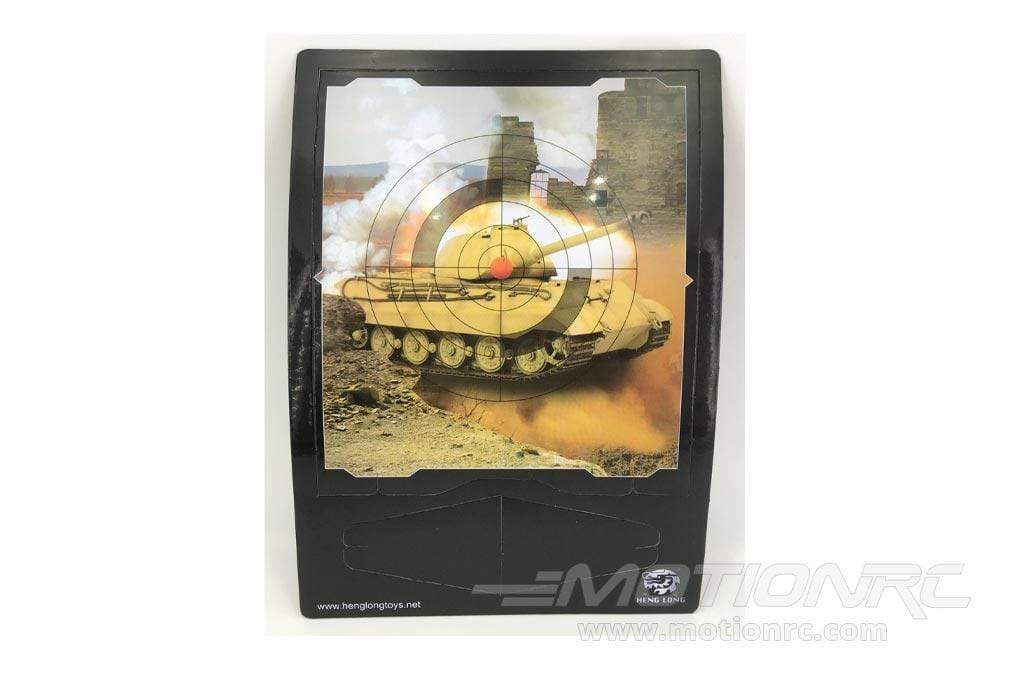 Heng Long 1/16 Scale Tank Paper Stand Up Target