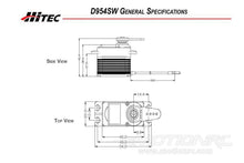 Lade das Bild in den Galerie-Viewer, Hitec D954SW High Voltage High Torque Dual Ball Bearing Steel Gear Digital Standard Servo HRC36954
