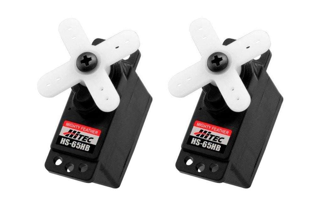 Hitec HS-65HB Very High Torque 9g Micro Servo Airplane Multi-Pack (2 Servos)