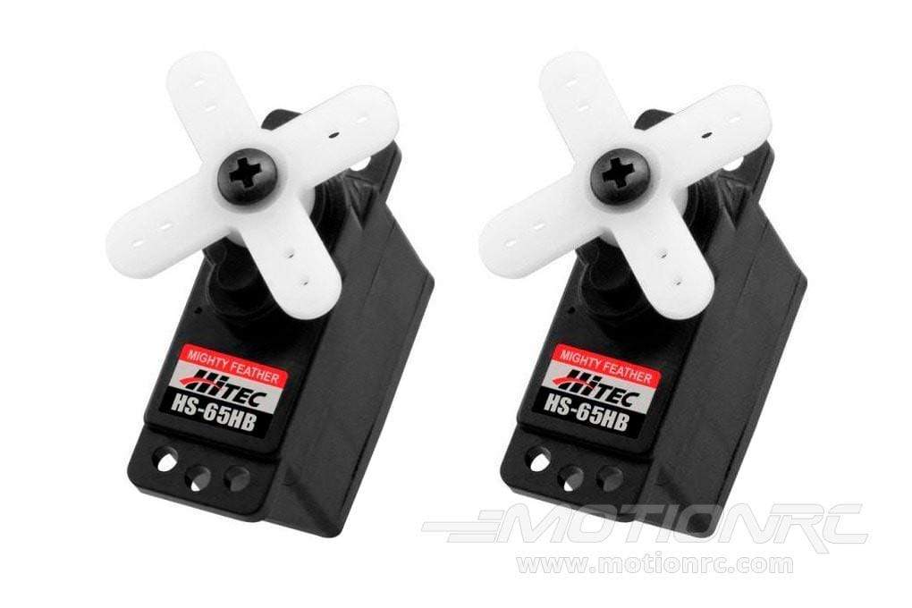 Hitec HS-65HB Very High Torque 9g Micro Servo Airplane Multi-Pack (2 Servos)