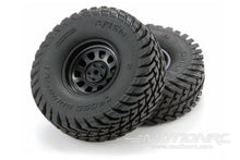 Load image into Gallery viewer, Kyosho 1/10 Scale Outlaw Rampage Pro Complete Wheel &amp; Tire Set (2pcs) KYOOLTH001BK
