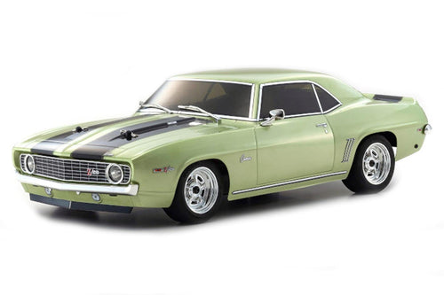 Kyosho Fazer Mk2 Frost Green 1969 Camaro Z/28 1/10 Scale 4WD Car - RTR KYO34418T2