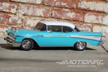 Load image into Gallery viewer, Kyosho Fazer Mk2 FZ02L 1957 Chevy Bel Air Coupe Tropical Turquoise 1/10 Scale 4WD Car - RTR KYO34433T1
