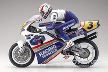 Load image into Gallery viewer, Kyosho Hanging On Racer Honda NSR500 Electric 1/8 Scale Motorcycle - KIT KYO34932B
