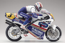 Load image into Gallery viewer, Kyosho Hanging On Racer Honda NSR500 Electric 1/8 Scale Motorcycle - KIT KYO34932B
