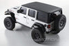 Kyosho Mini-Z 4x4 Jeep Wrangler Unlimited Rubicon Bright White 1/18 Scale 4WD Truck - RTR KYO32521W-B