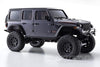 Kyosho Mini-Z 4x4 Jeep Wrangler Unlimited Rubicon Granite Crystal Metallic 1/18 Scale 4WD Truck - RTR KYO32521GM