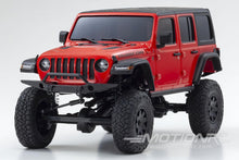 Load image into Gallery viewer, Kyosho Mini-Z 4x4 Jeep Wrangler Unlimited Rubicon Red 1/27 Scale 4WD Truck - RTR KYO32521R
