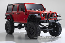 Load image into Gallery viewer, Kyosho Mini-Z 4x4 Jeep Wrangler Unlimited Rubicon Red 1/27 Scale 4WD Truck - RTR KYO32521R
