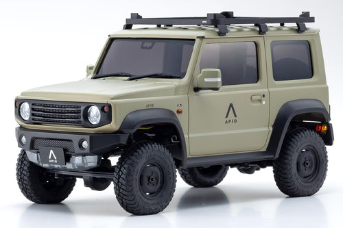 Kyosho Mini-Z Khaki Jimney Sierra MX-01 Readyset 1/27 Scale AWD 4X4 - RTR KYO32525K