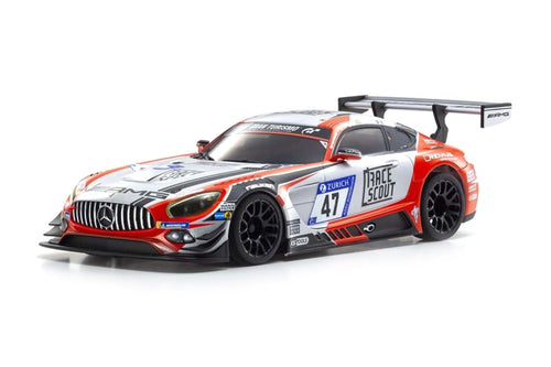 Kyosho Mini-Z Mercedes-AMG GT3 No. 47 24H Nurburgring 2018 Readyset 1/27 Scale RWD Car - RTR KYO32338FRS