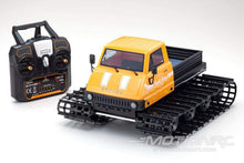 Load image into Gallery viewer, Kyosho Trail King 1/12 Scale ReadySet All Terrain Tracks Vehicle (Yellow) - RTR KYO34903T1
