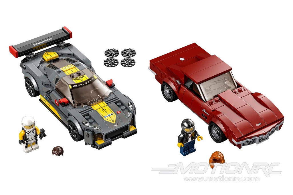 LEGO Speed Champions Chevrolet Corvette C8.R Race Car and 1968 Chevrolet Corvette 76903
