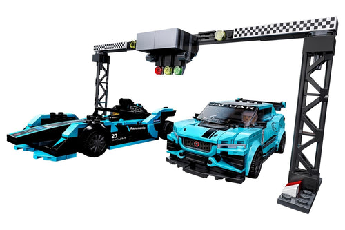 LEGO Speed Champions Formula E Panasonic Jaguar Racing GEN2 Car & Jaguar I-PACE eTROPHY 76898