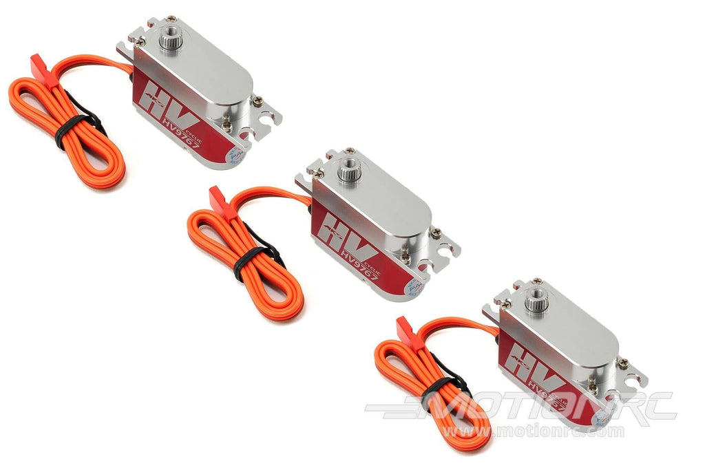 MKS HV9767 Titanium Gear High Voltage Servo Multi-Pack (3 Servos) MKS6005-005