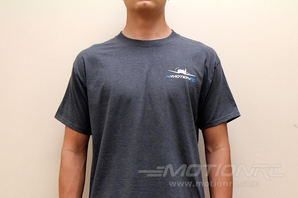 Motion RC Logo T-Shirt with Corsair Graphic - Charcoal