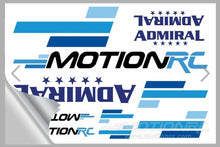 Lade das Bild in den Galerie-Viewer, Motion RC Promotional Stickers 4x6 Sheet Clear Back MRCSTICKCLRMED
